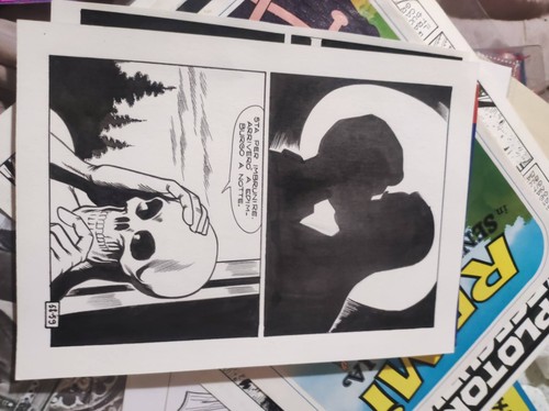 Tavola con kriminal disegnata - con,
